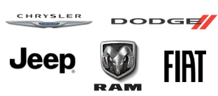Chrysler, Dodge, Jeep, Ram, Fiat Logos