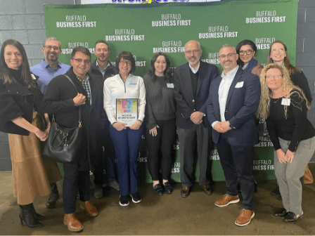 West Herr Team Photo with Award