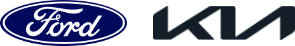 Ford and Kia logos